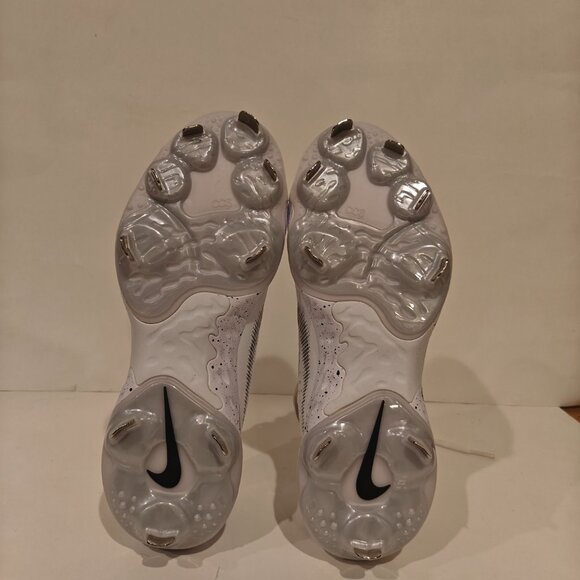 Nike Alpha Huarache Elite 3 Low White Baseball Cleats CV3552-104 Men’s Size 7.5 - Picture 11 of 13